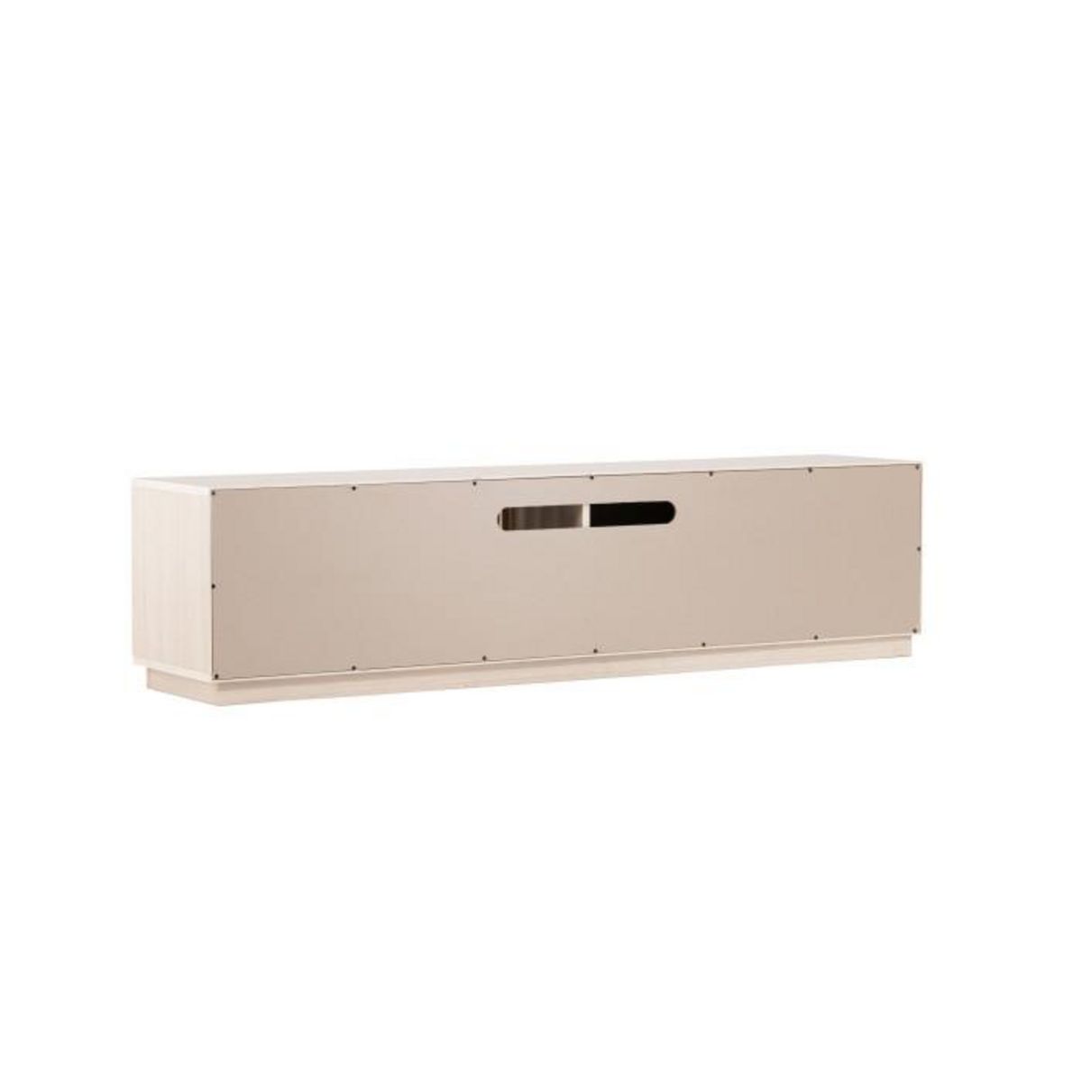 Paris Prix Meuble TV Design Nervuré  Lugo  180cm Naturel