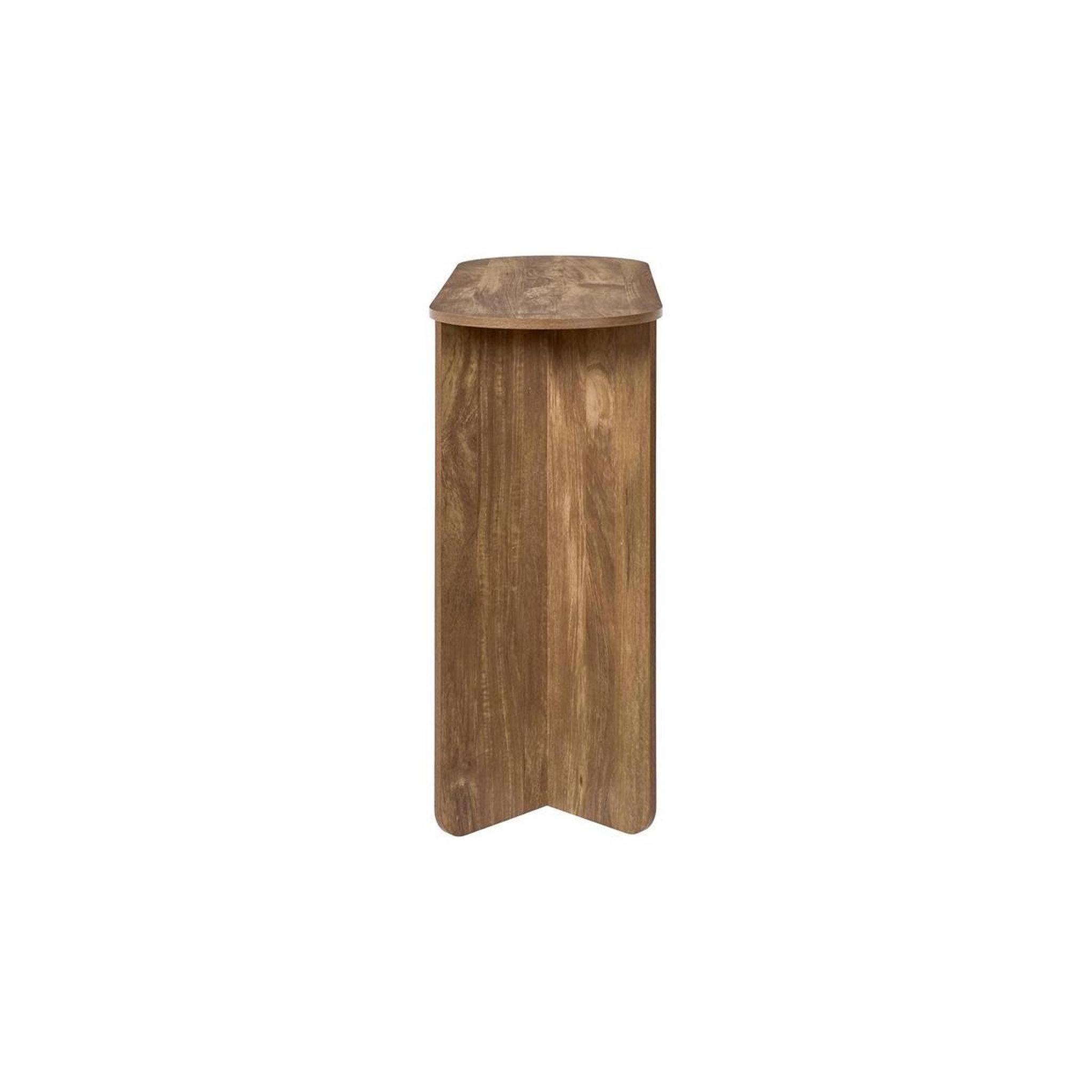 Voir la diapositive 5 : The Home Deco Factory Console ovale design  heritage  100cm marron