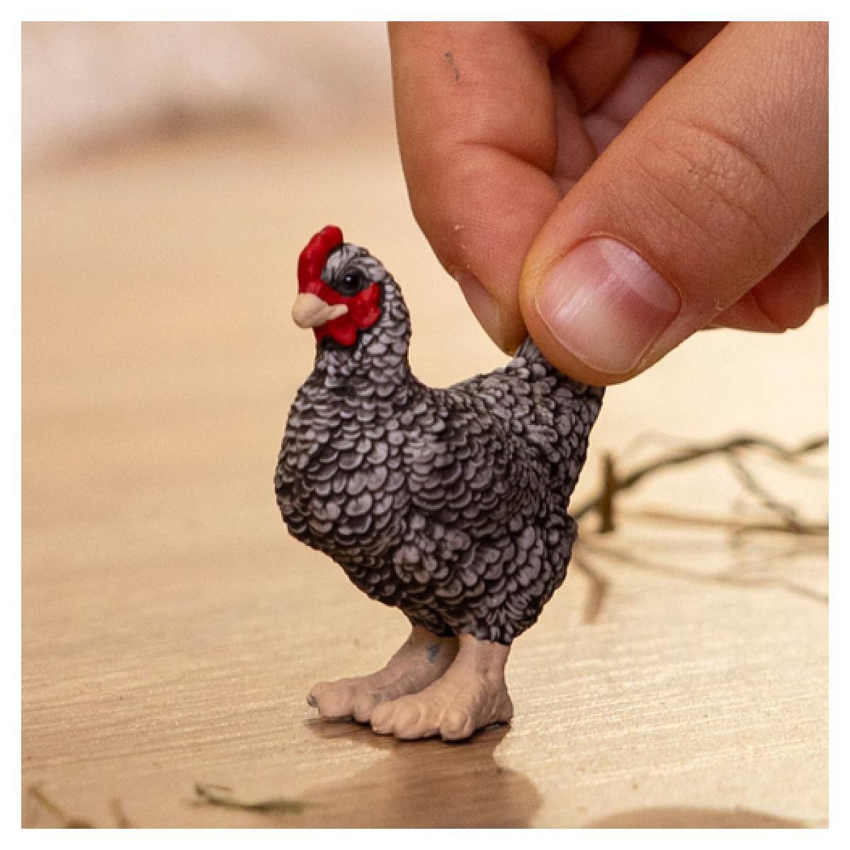 Schleich 13997 figurine Poule Plymouth Rock