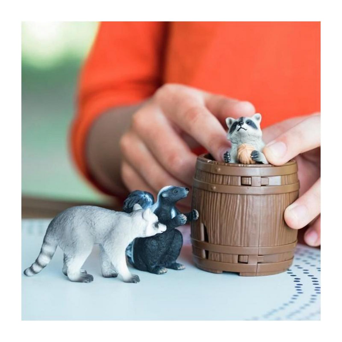 Schleich Coffret Jeux rigolos avec la noix, figurines animaux sauvages, Schleich 42596 Wild Life, Pour enfant des 3 ans