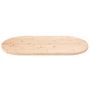 Voir la diapositive 3 : VIDAXL Dessus de table 110x55x2,5 cm bois de pin massif ovale