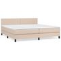 Voir la diapositive 2 : VIDAXL Sommier a lattes de lit avec matelas Cappuccino 200x200 cm