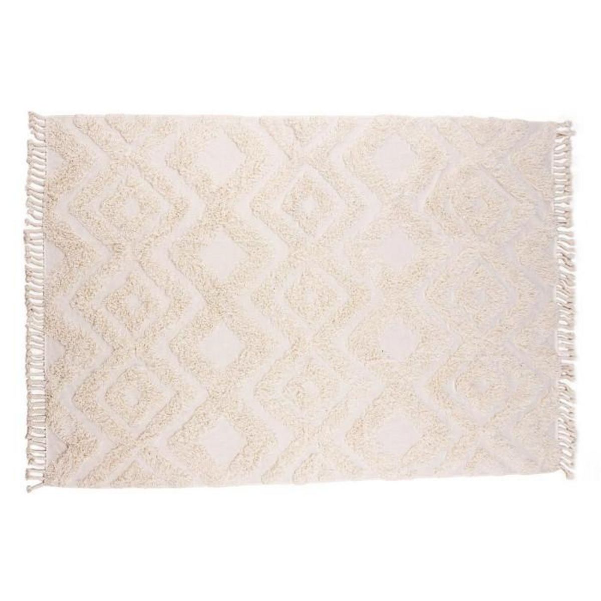 Paris Prix Tapis Déco Tufté  Hilma  250x350cm Blanc