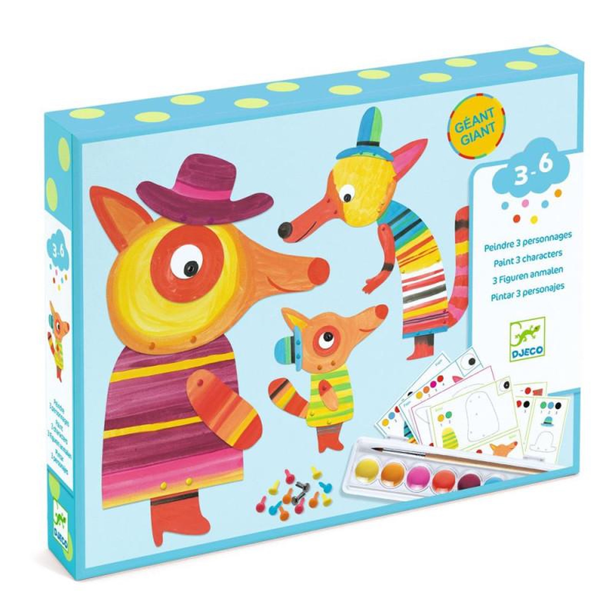 Djeco Jeu créatif Djeco La Famille Renard