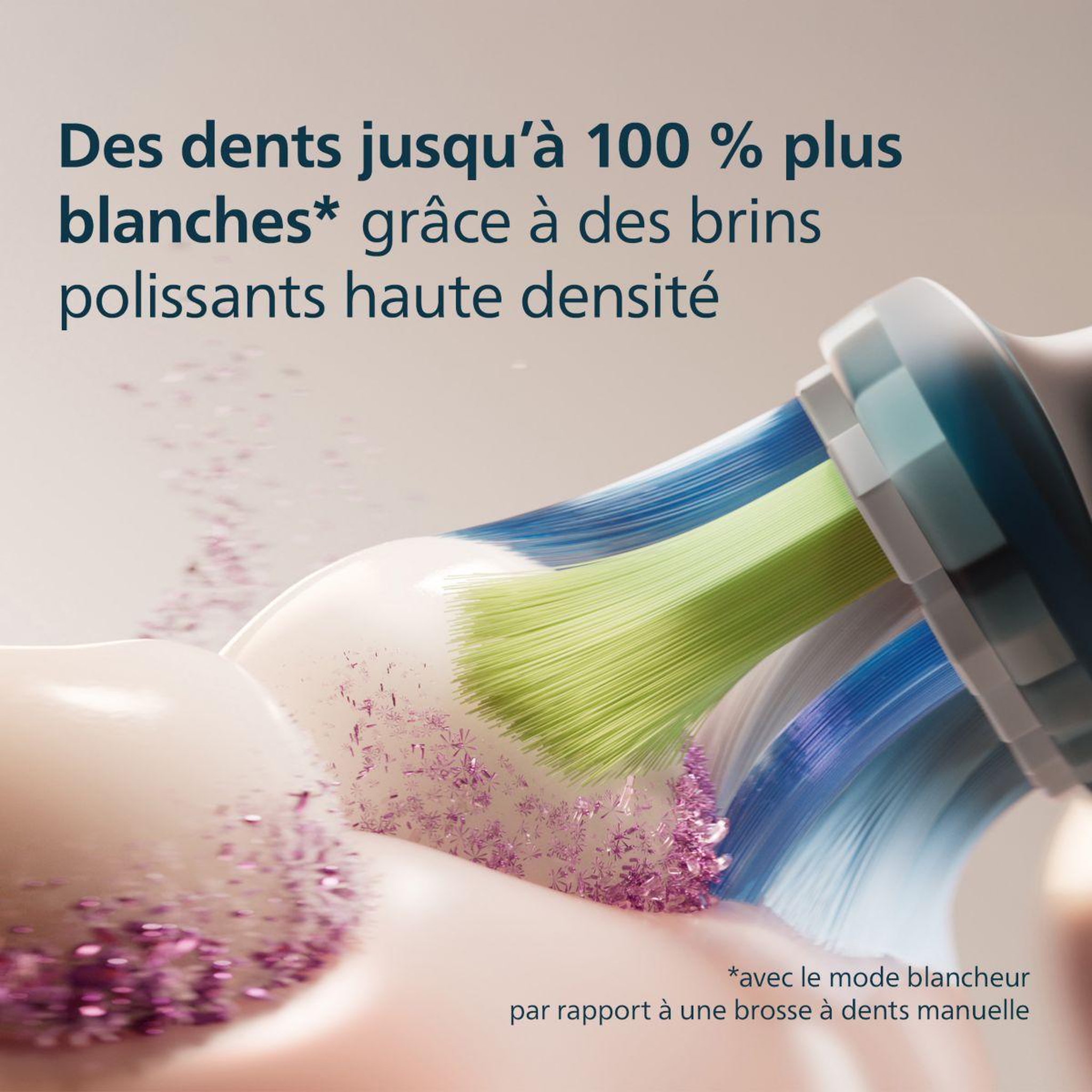 Voir la diapositive 3 : Philips Brossette dentaire Sonicare lot de 4+1 - HX9045/88  black Premium Plaque Defence C3