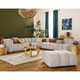 Voir la diapositive 1 : LISA DESIGN Debbie - canapé modulable d'angle droit 5 places en tissu texturé