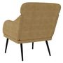 Voir la diapositive 5 : VIDAXL Fauteuil Marron 63x76x80 cm Velours
