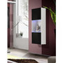 Voir la diapositive 1 : Paris Prix Vitrine LED Murale Design  Fly III  126cm Noir & Blanc