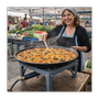 Voir la diapositive 4 : INTEC Réchaud à gaz 7500W Professionnel Charge 200Kg Tout fonte 4 pieds renforcés - Réchaud Pro Marché Cuisson Confiture, Paella INTEC