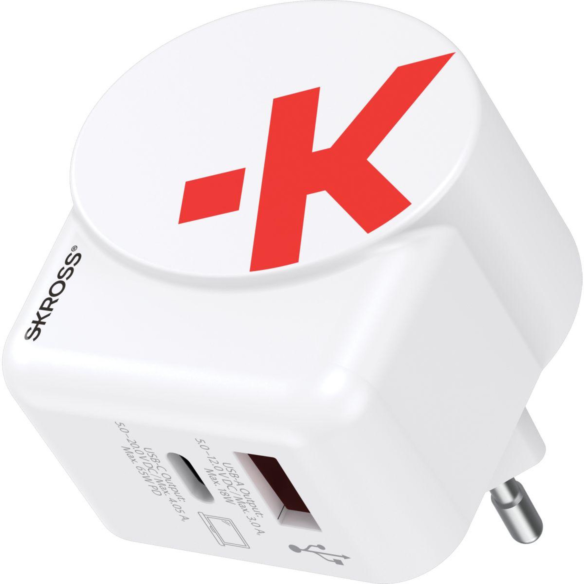Skross Chargeur secteur usb a et c 65w