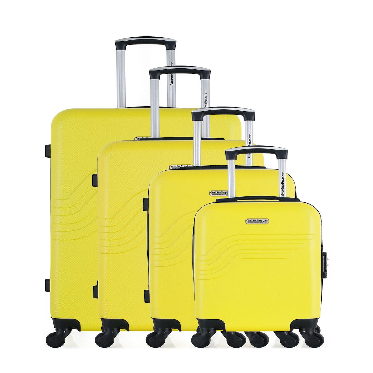 AMERICAN TRAVEL AMERICAN TRAVEL - Set de 4 Valises QUEENS-M 75 cm 4 Roues