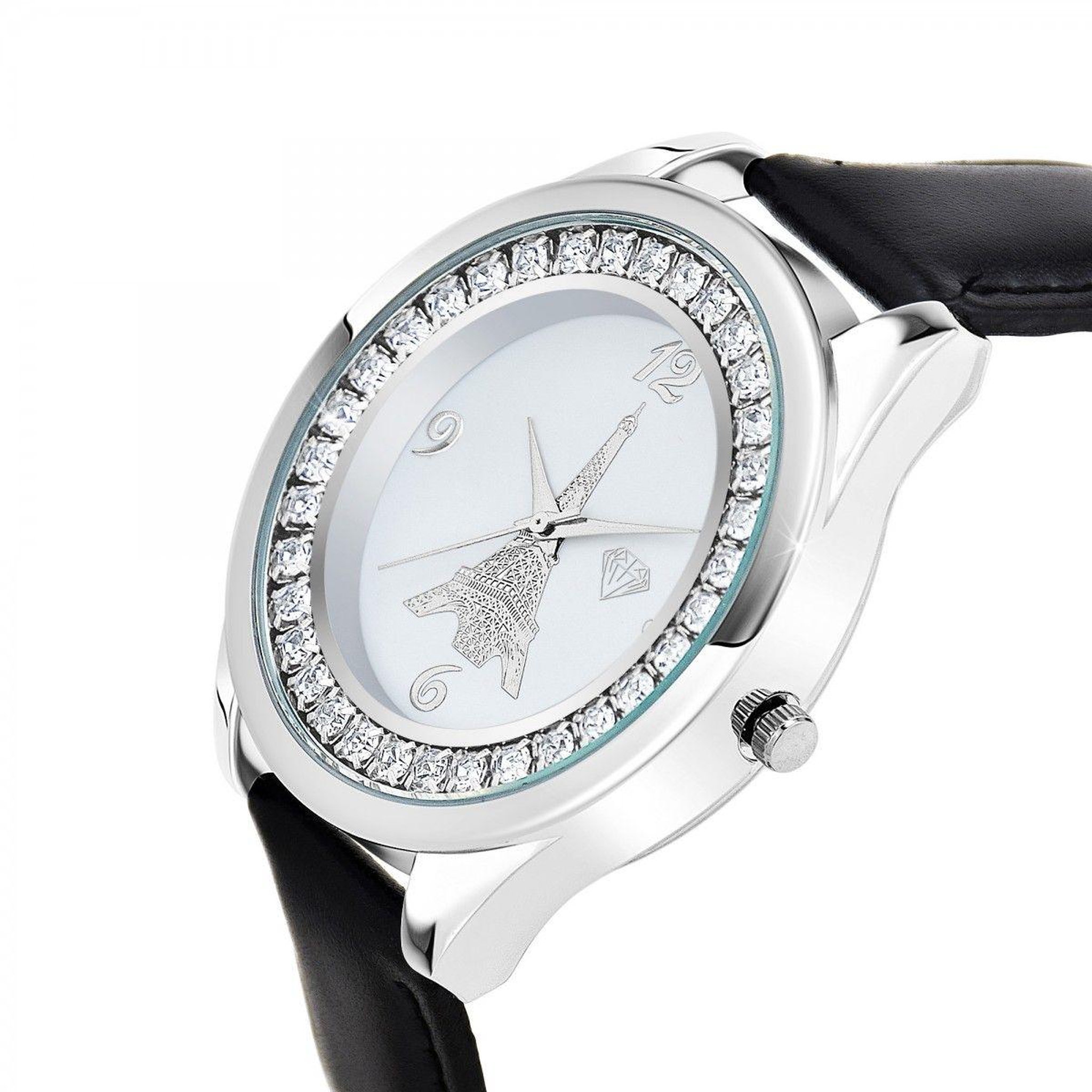 Voir la diapositive 3 : SC CRYSTAL Montre Alexandra Tour Eiffel par SC Crystal