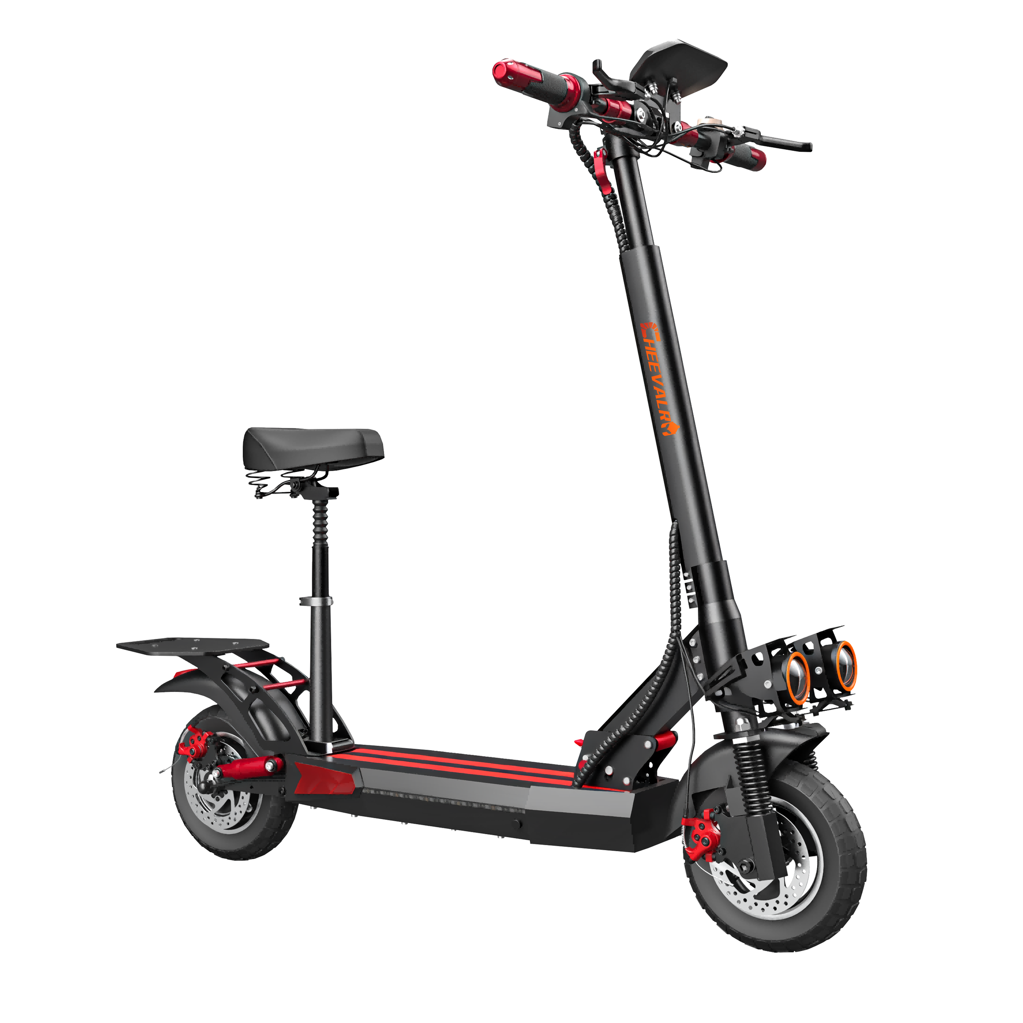 CHEEVALRY Trottinette électrique Chevalry X9 PRO, 10 pouces, batterie 48 V 21 Ah, déverrouillage NFC, noire