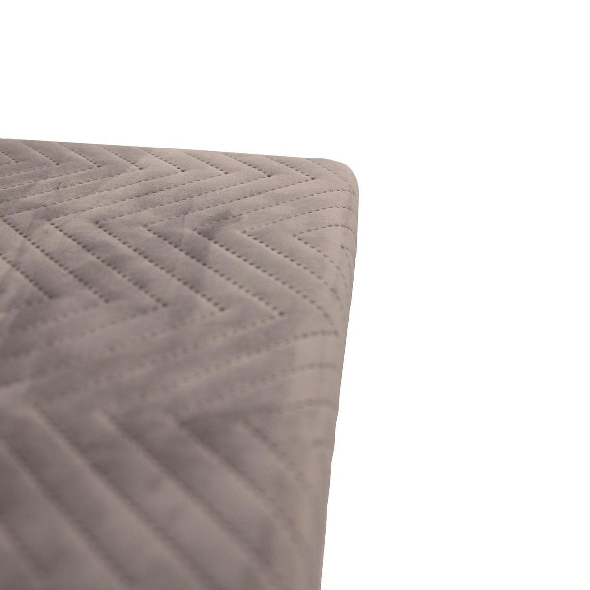 The Home Deco Factory Banc de rangement pliable design velours Meli