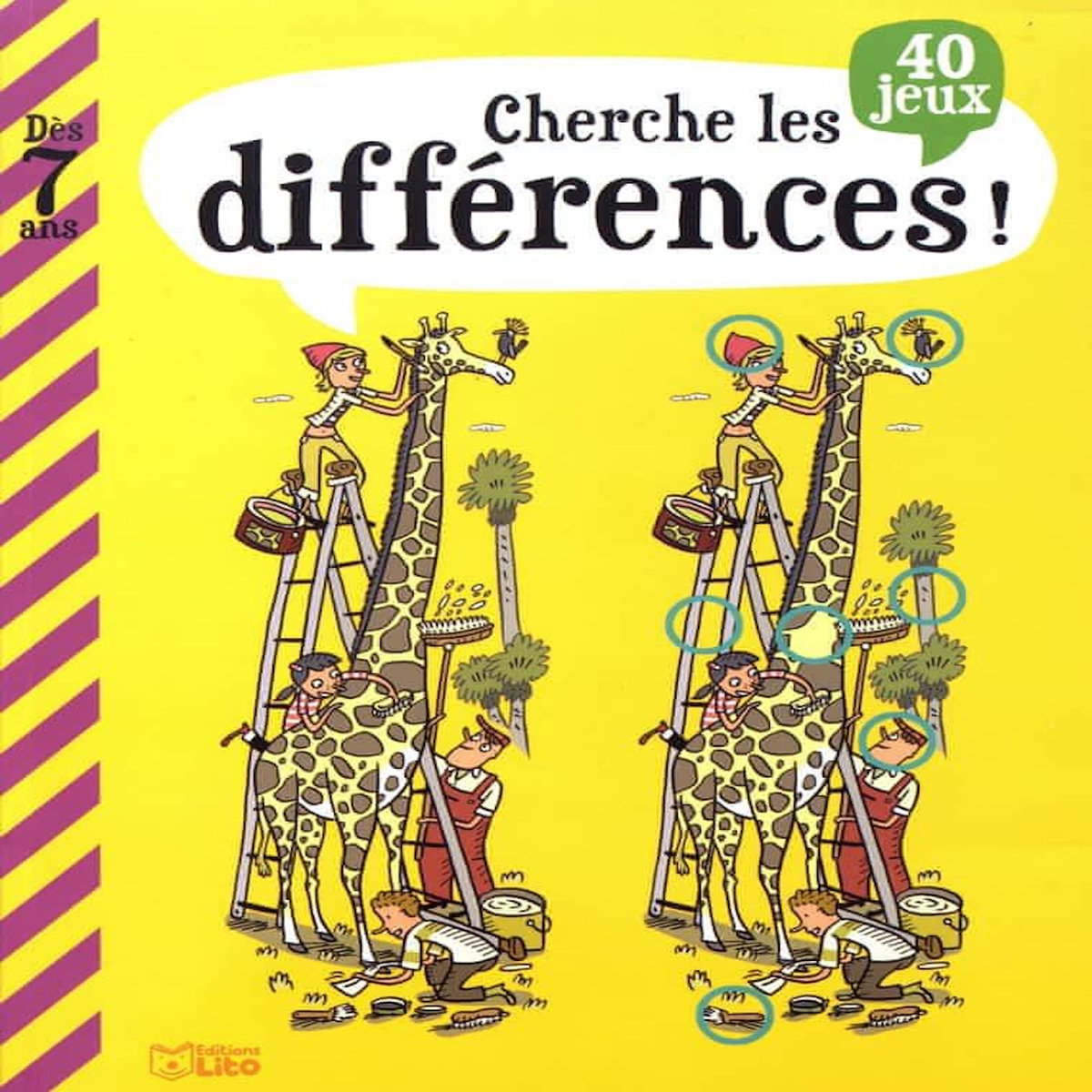CHERCHE LES DIFFERENCES ! 40 JEUX, Audouin Laurent