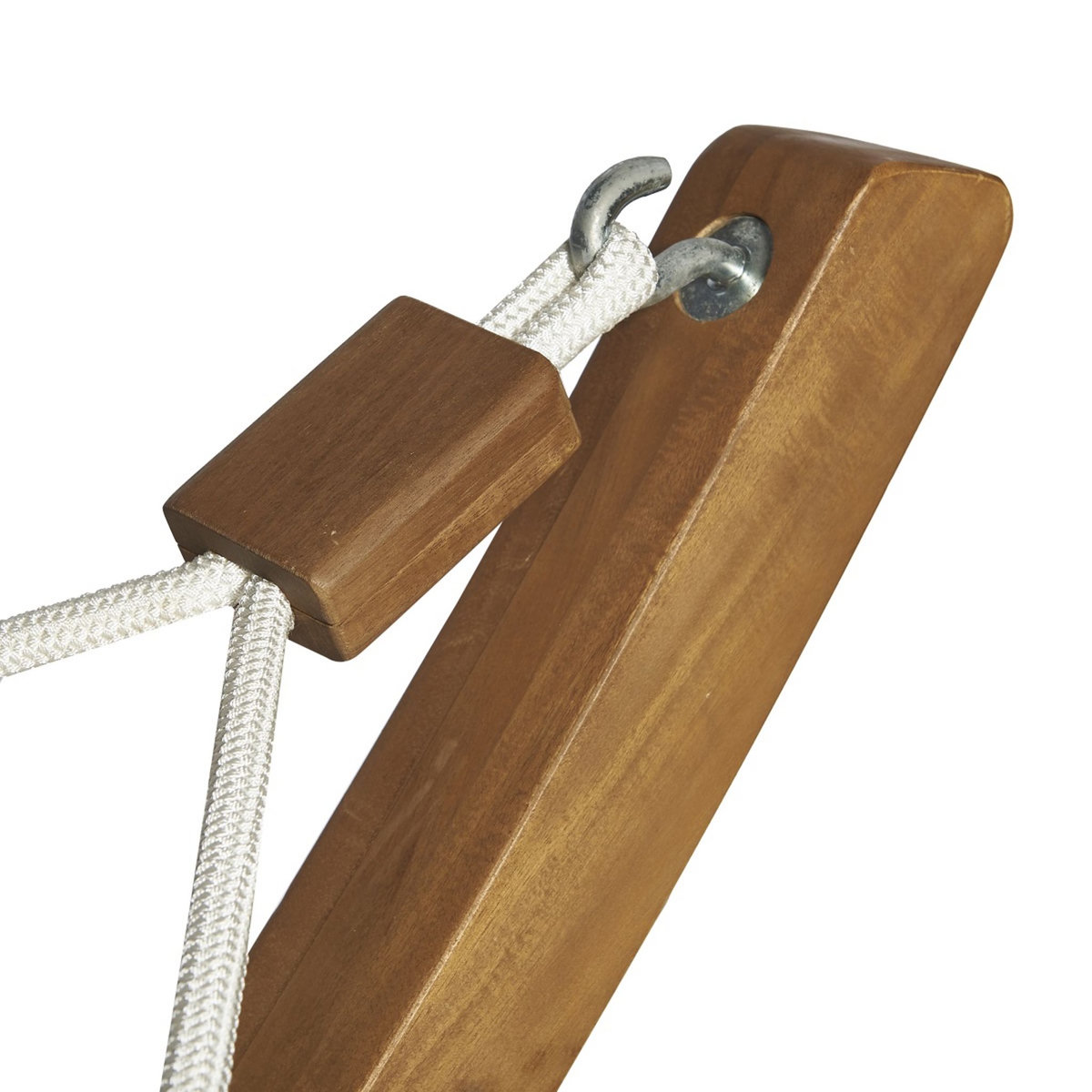 GARDENSTAR Hamac et son support - Bois d'accacia - 227.5x68x4cm