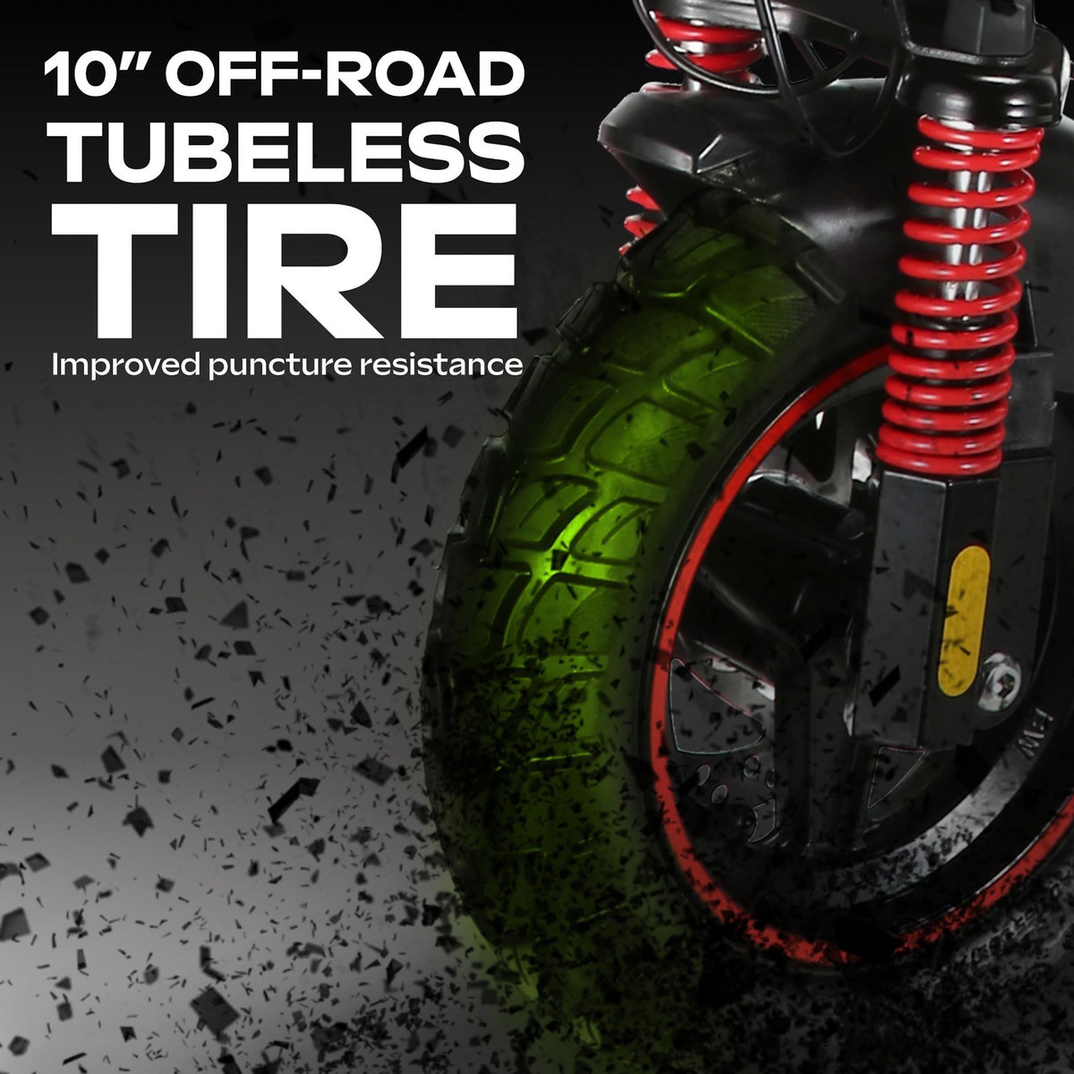 EZWAY Trottinette Électrique Adulte  EBOOST INFINITY –  Moteur 1300W -  Autonomie Jusqu'a 80 km - Pneu Cross 10  Tubeless - Batterie 54V/20Ah - Poids 23Kg