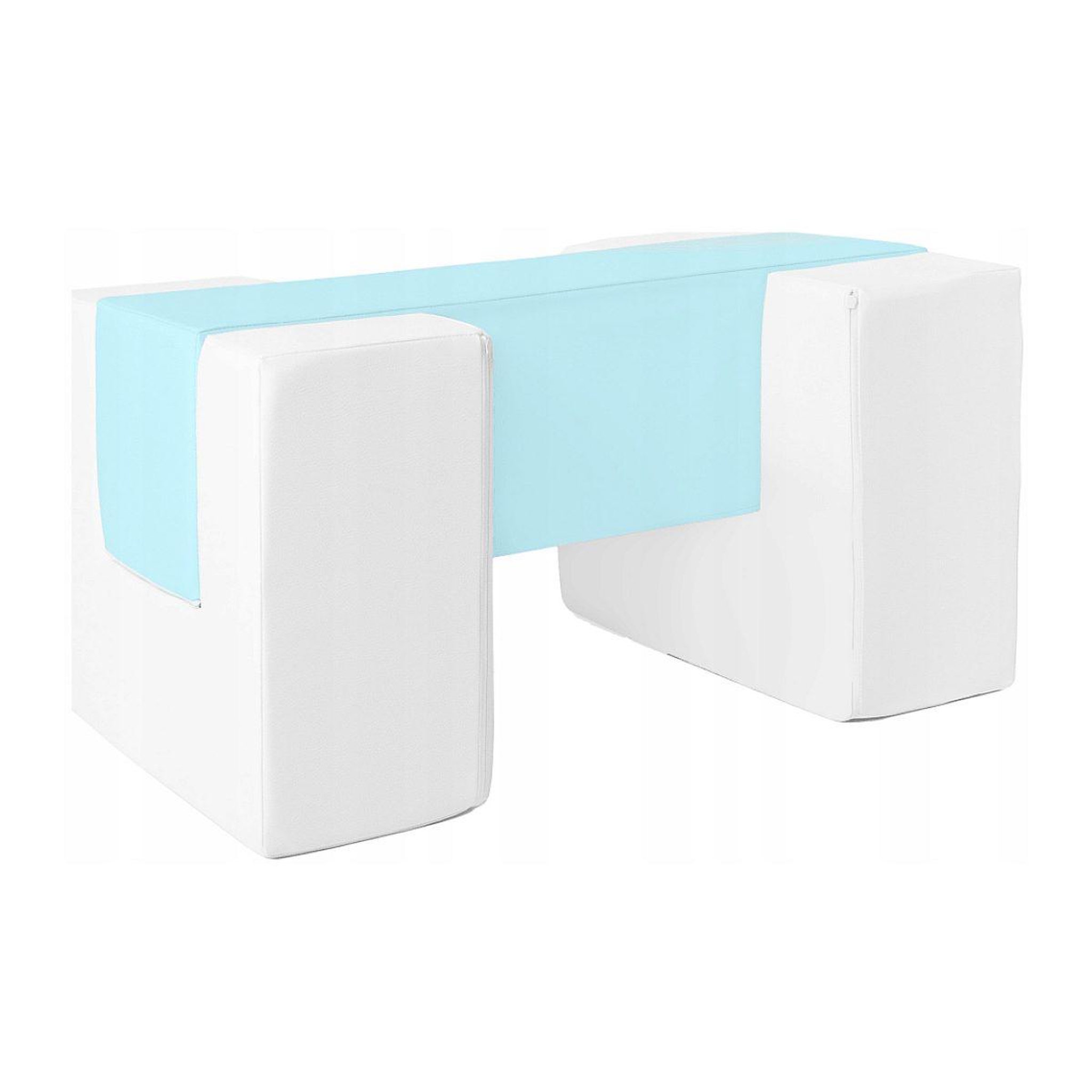VELINDA Blocs en mousse blanc bleu pastel