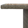 Voir la diapositive 4 : VIDAXL Table de jardin Marron Resine tressee et bois d'acacia massif