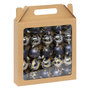 Voir la diapositive 1 : ATMOSPHERA Lot de 25 Boules de Noël  Maison des Couleurs  6cm Bleu & Or