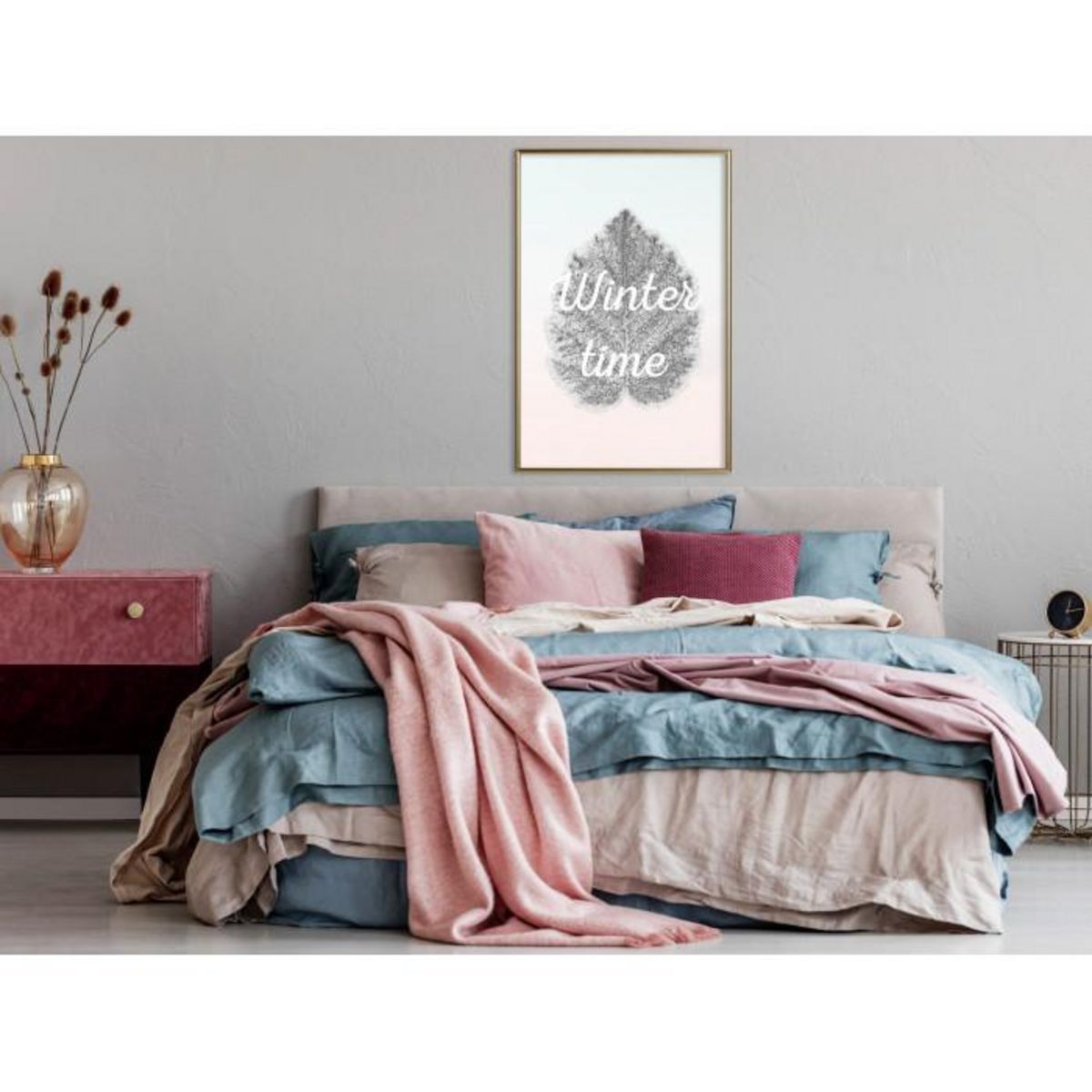 Paris Prix Affiche Murale Encadrée  Winter Leaf