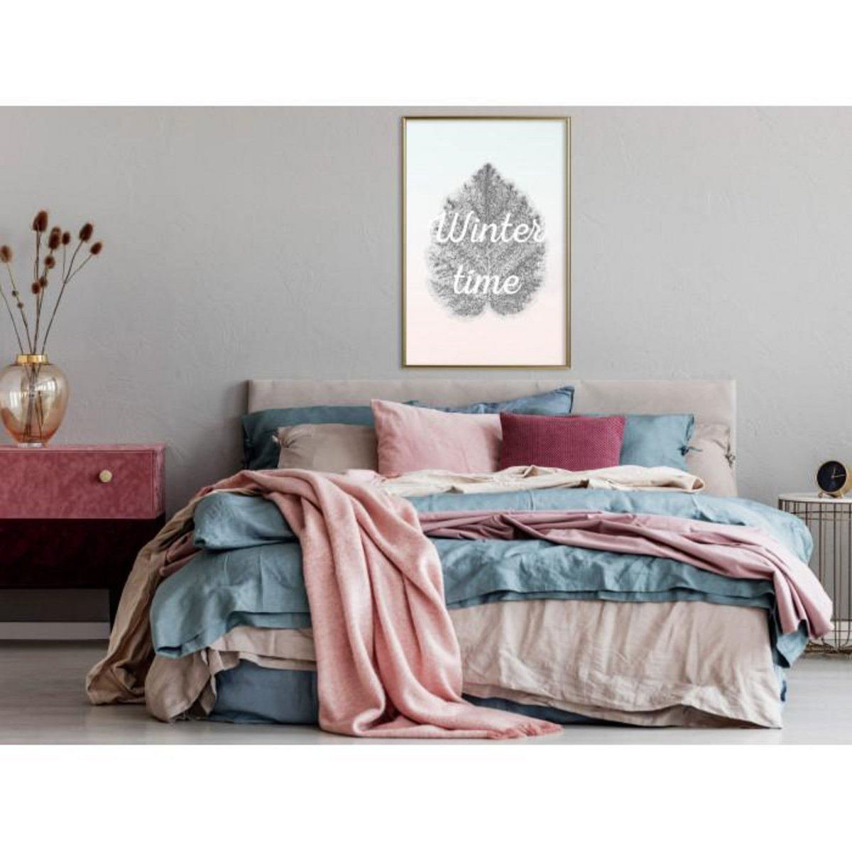 Paris Prix Affiche Murale Encadrée  Winter Leaf