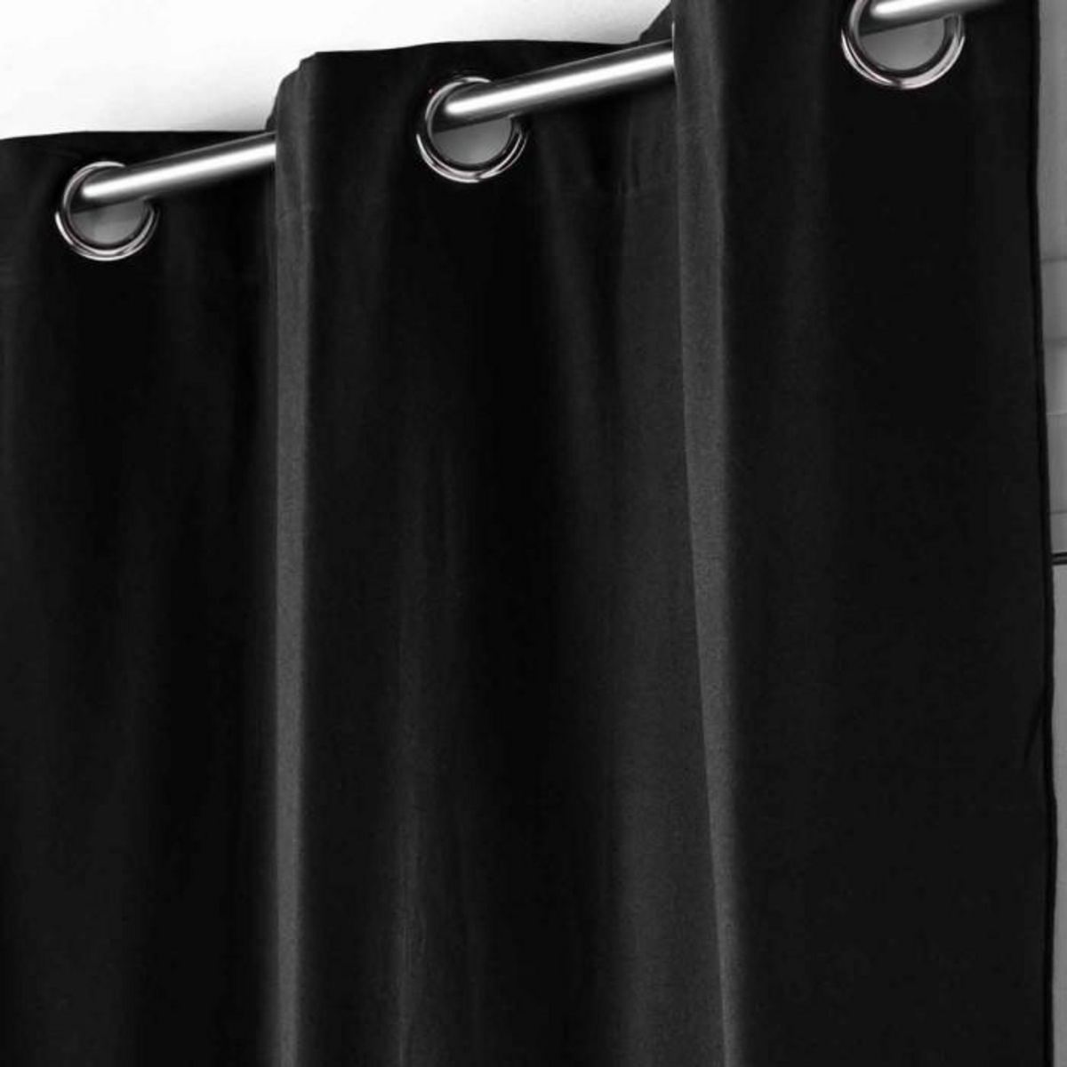 Paris Prix Rideau à Œillets  Mistraline  140x240cm Noir