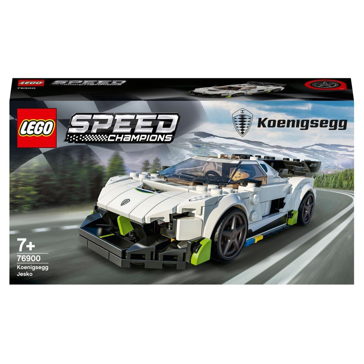 LEGO Speed Champions 76900 - Koenigsegg Jesko, Jouet voiture de course avec mini figurine de pilote en combinaison - pour enfants de 6 ans et plus