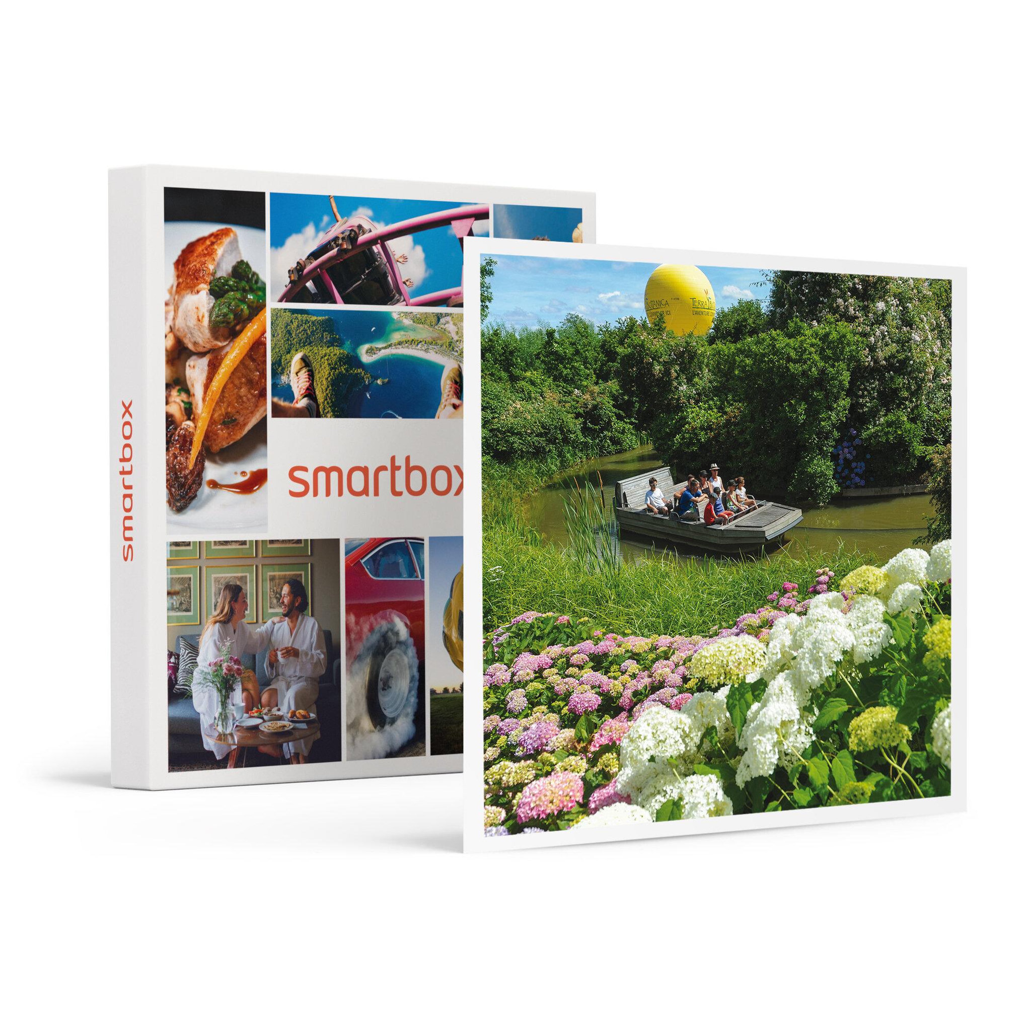 Voir la diapositive 1 : Smartbox Terra Botanica en famille : entrée pour 2 adultes et 1 enfant au parc ludique d'Angers - Coffret Cadeau Sport & Aventure