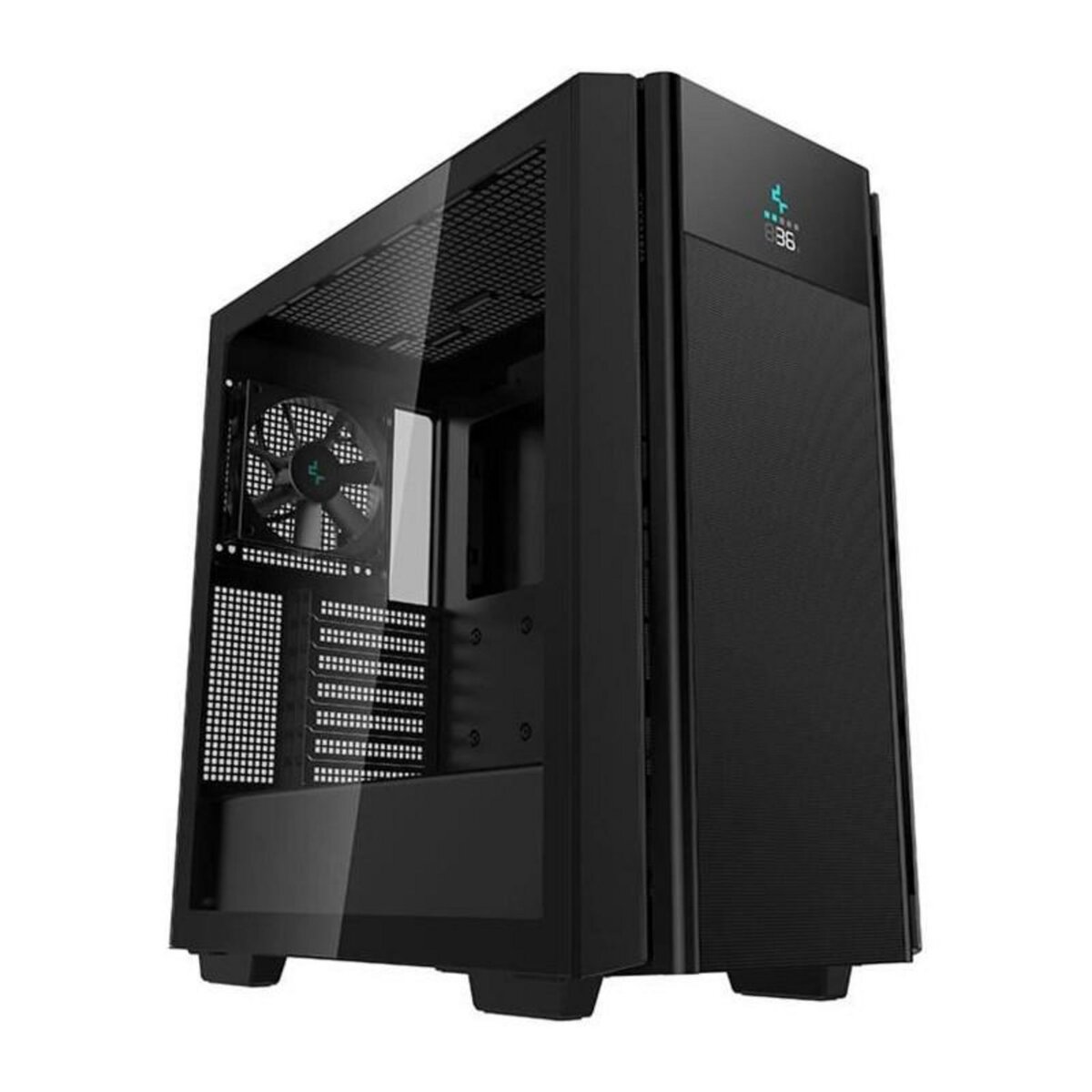 Deepcool Boitier PC sans alimentation - DEEPCOOL CH510 Mesh Digital (Noir) - Moyen tour - Format E-ATX