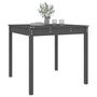 Voir la diapositive 4 : VIDAXL Table de jardin gris 82,5x82,5x76 cm bois massif de pin