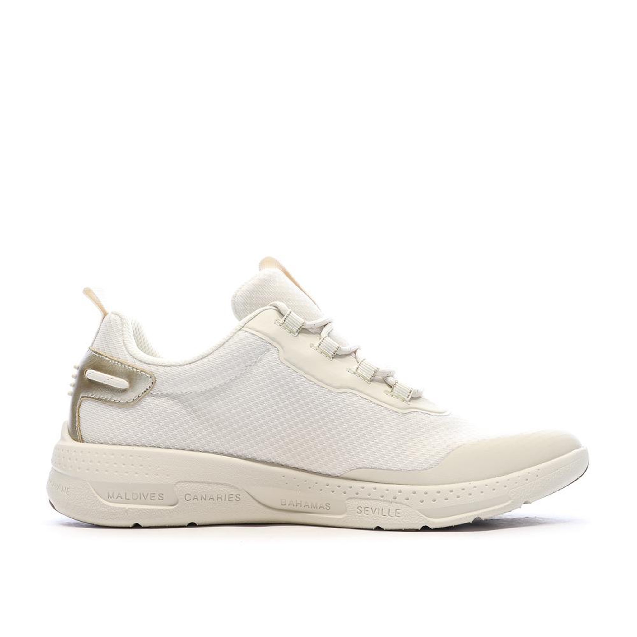 Voir la diapositive 2 : TBS Baskets Beige Femme TBS JAZZEVO