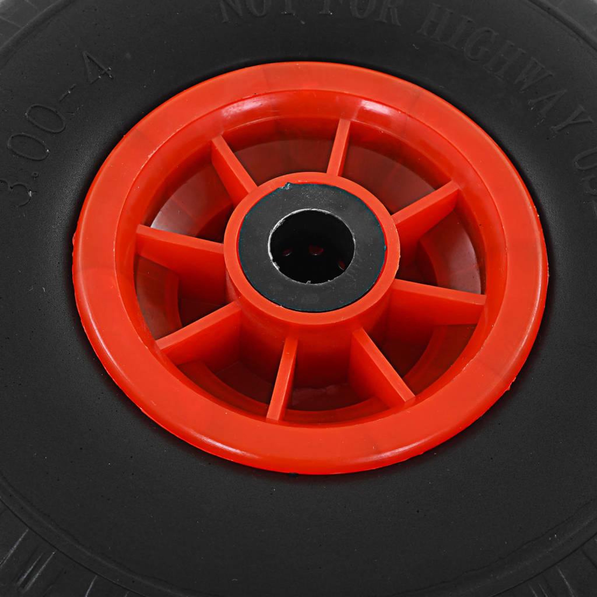 Voir la diapositive 5 : VIDAXL Roue de diable 4 pcs PU solide 3.00-4 (260 x 85 mm)