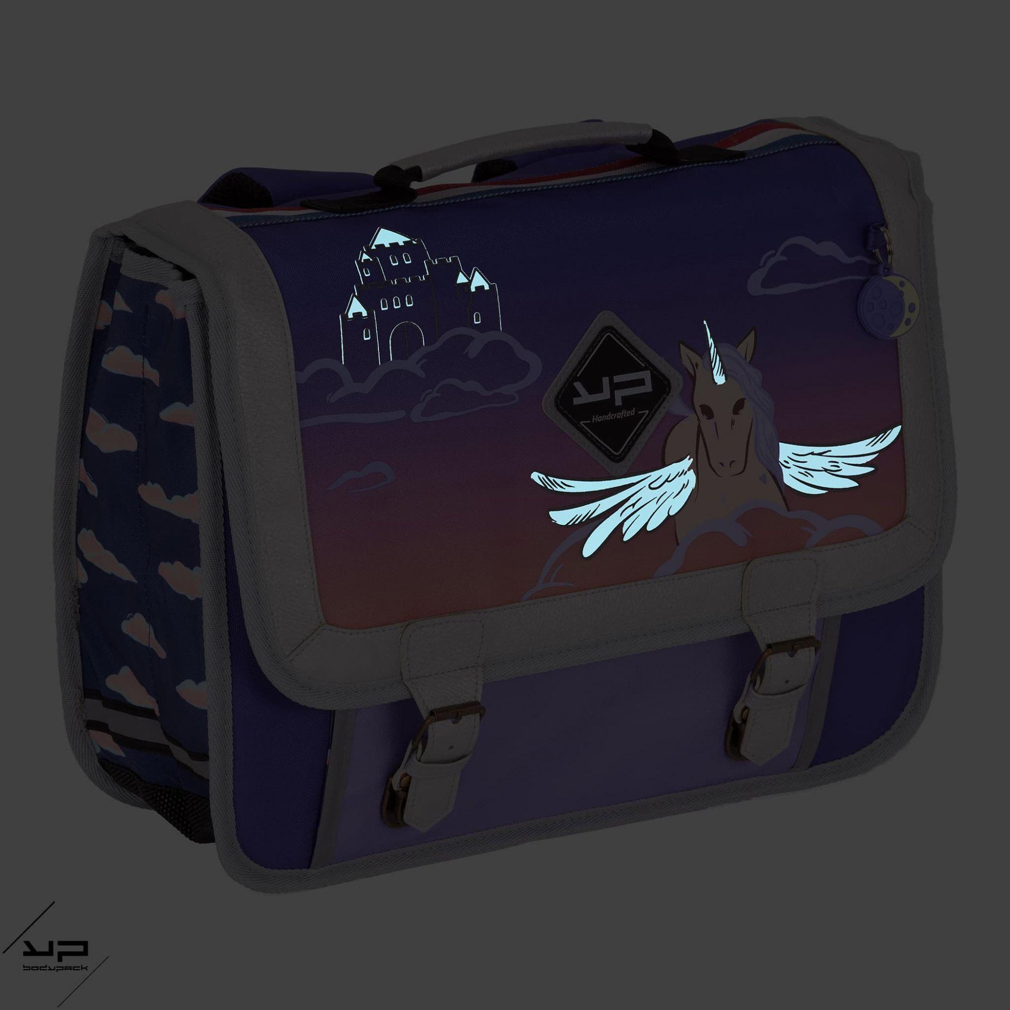 Voir la diapositive 4 : BODYPACK BODYPACK Cartable 38 cm recyclé Licorne