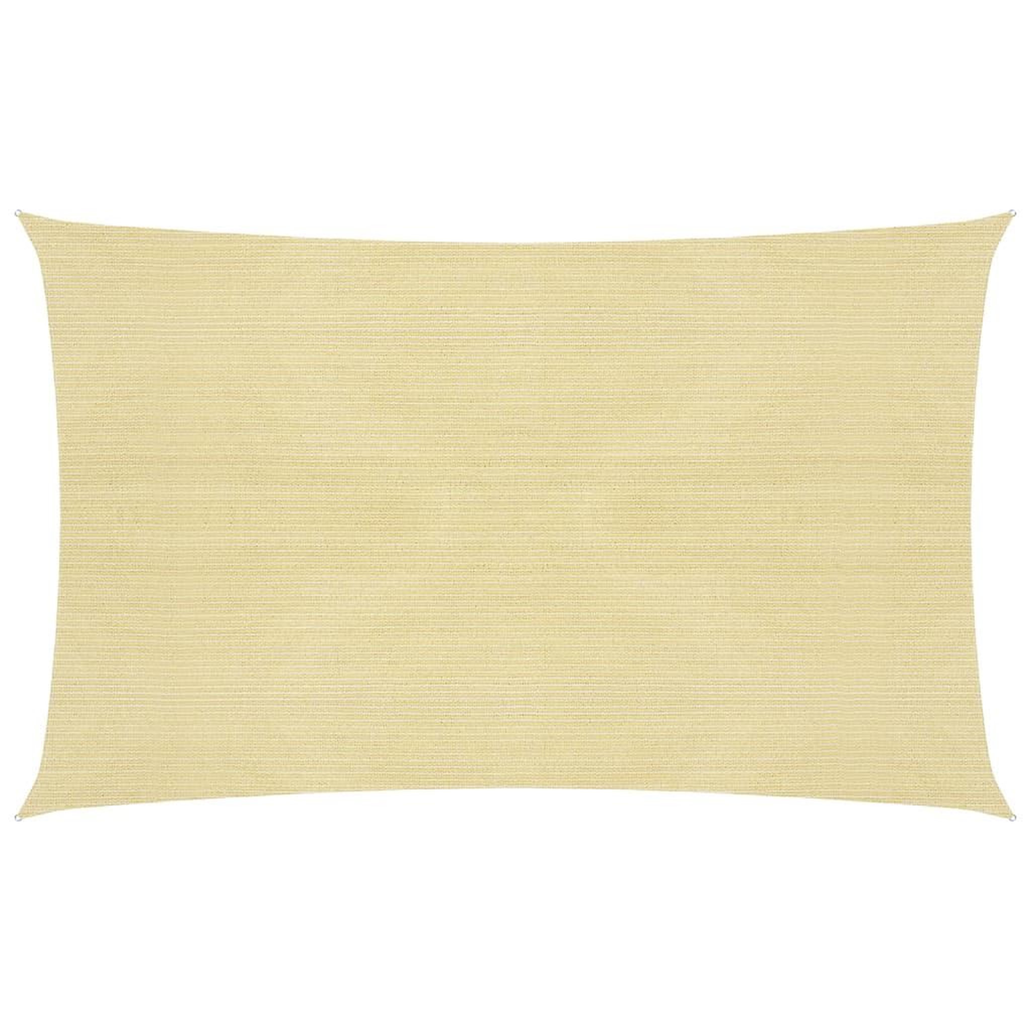Voir la diapositive 2 : VIDAXL Voile d'ombrage 160 g/m^2 Beige 2,5x4,5 m PEHD
