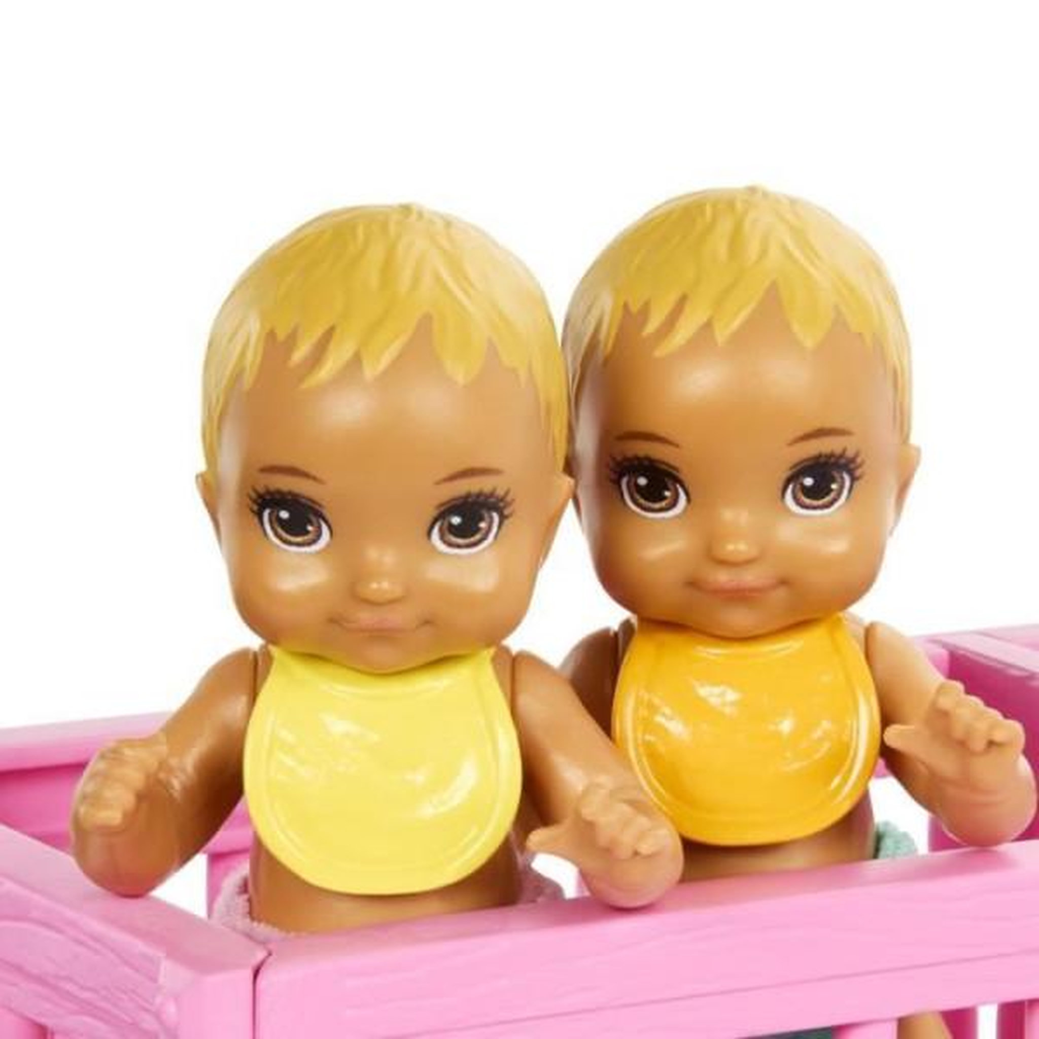 Voir la diapositive 4 : BARBIE Barbie-la chambre des jumeaux-coffret skipper, bébés et accessoires hxm99