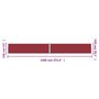 Voir la diapositive 6 : VIDAXL Auvent lateral retractable Rouge 160x1200 cm