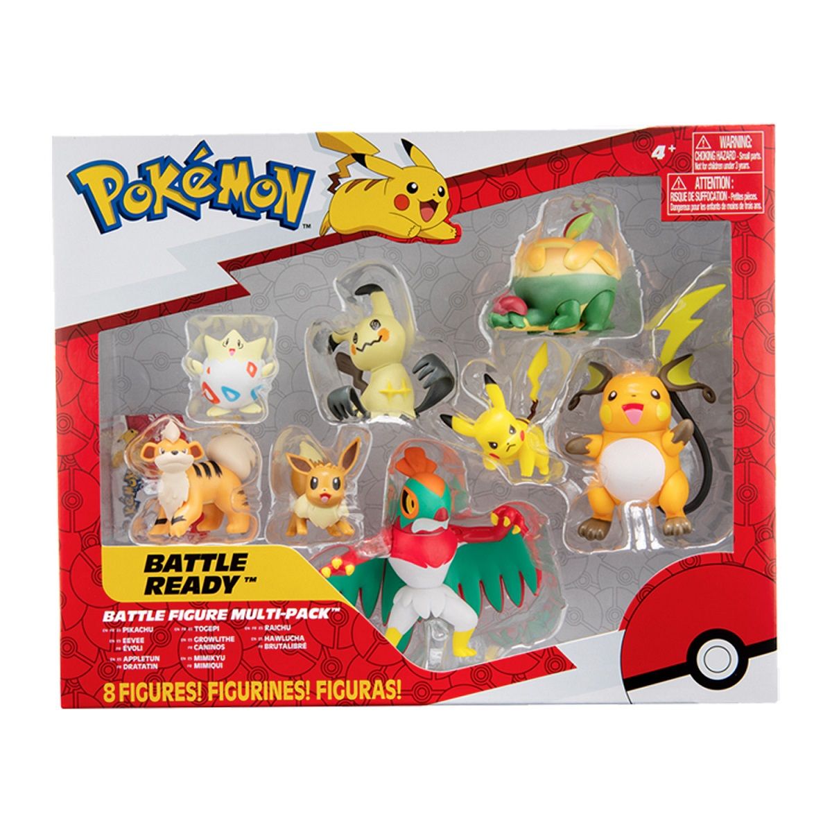 BANDAI Pack de 8 figurines Pokémon Collection n°9