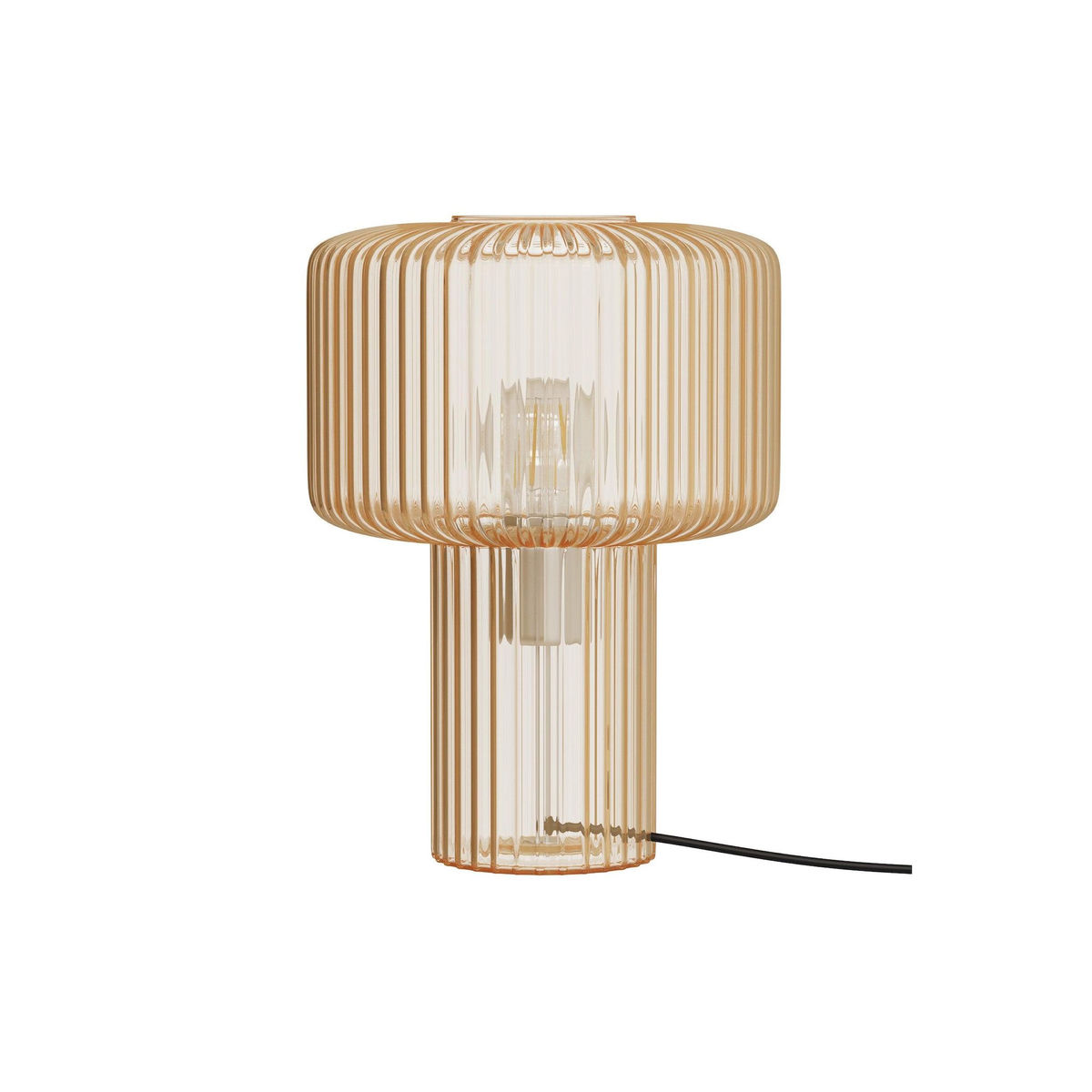 MAISON PAVANE Lampe à poser en verre cannelé-Verra