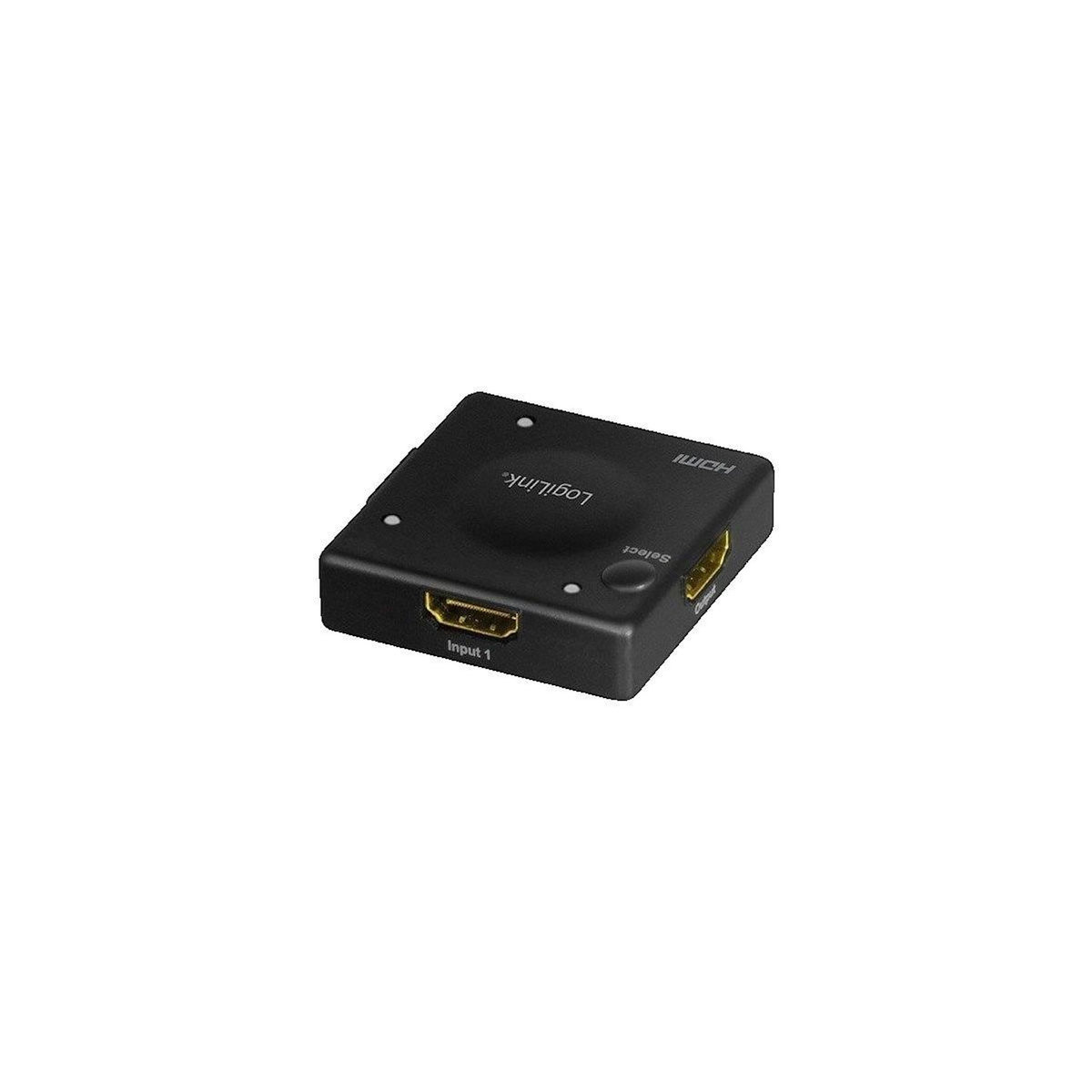 LOGILINK Commutateur HDMI LogiLink HD0041 Noir Compact Full HD 1080p