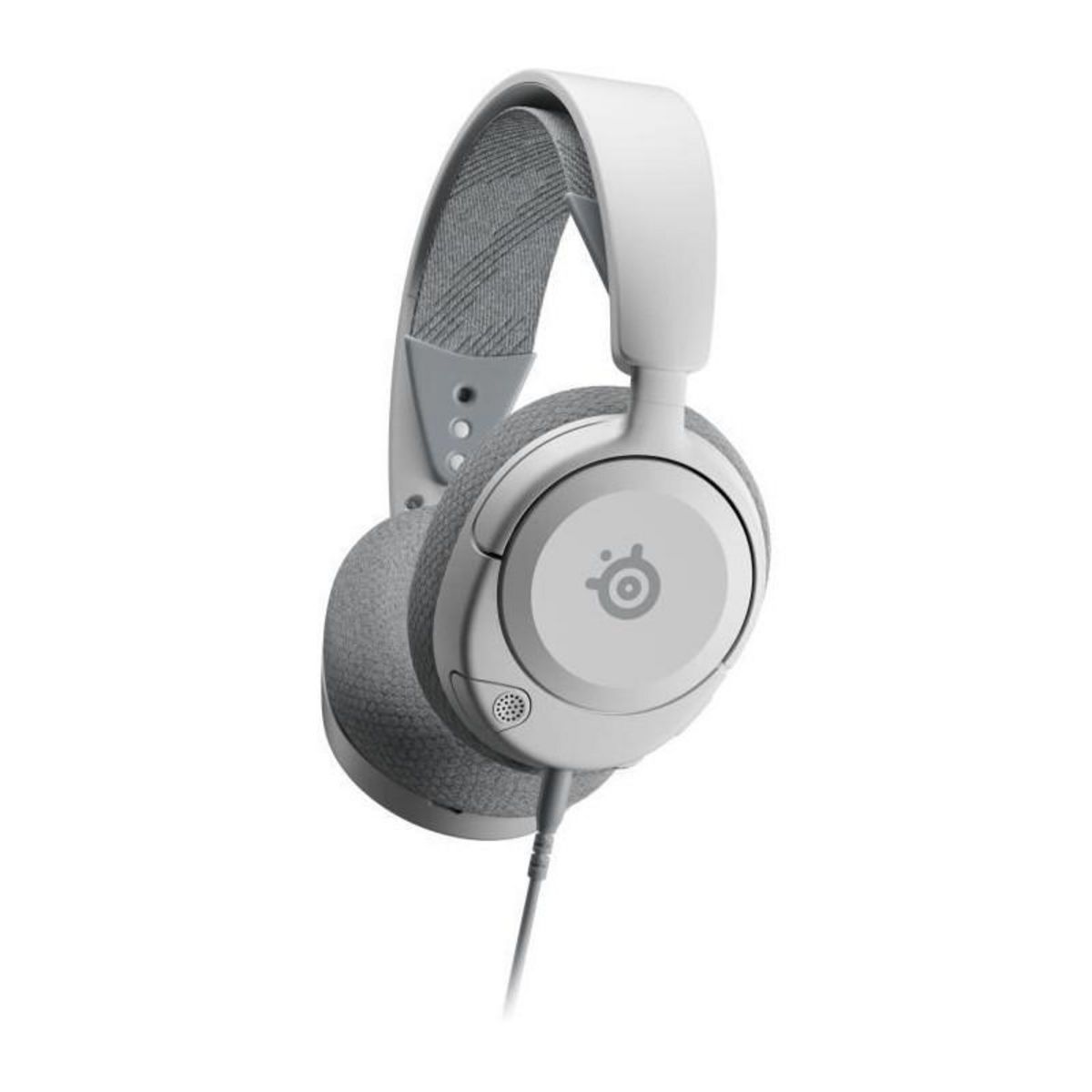 SteelSeries Casque-Micro Gaming - STEELSERIES - Arctis Nova 1P White - Filaire - Multiplateforme - Blanc / Gris