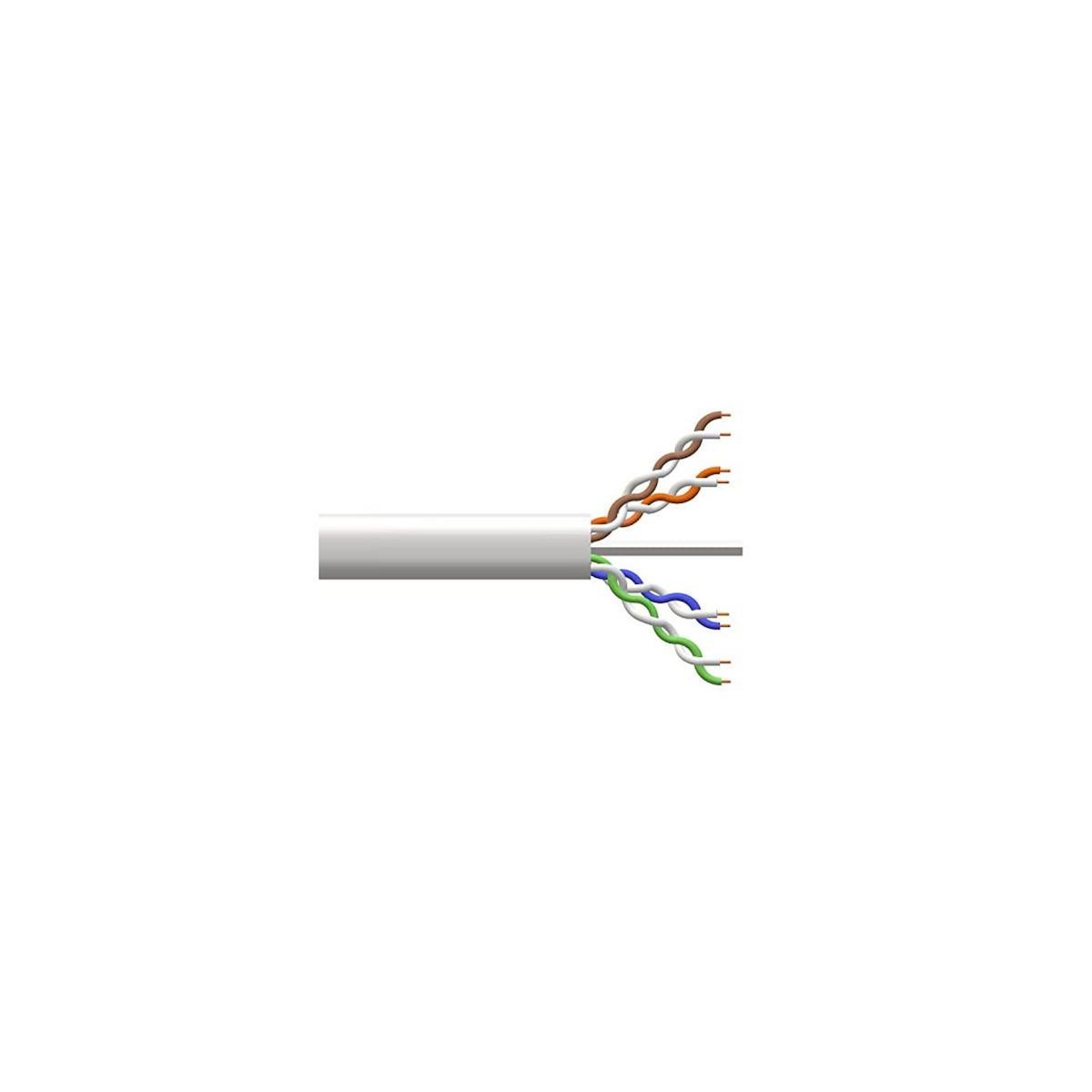 LINK Link LK305U6E Câble UTP Solide Cat.6 305 m CCA AWG23 LSZH Classe CPR Eca Gris