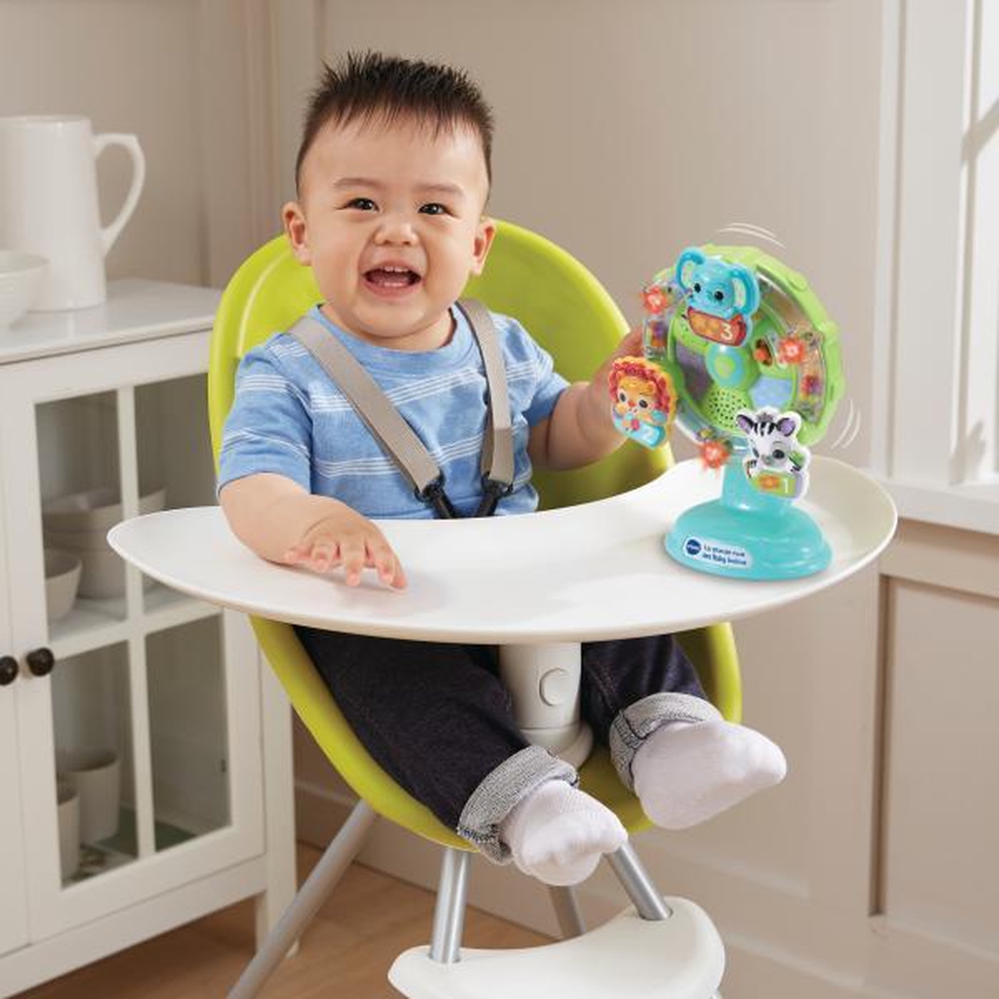 Voir la diapositive 3 : VTECH BABY VTECH BABY - La Grande Roue des Baby Loulous - Roue musicale avec ventouse anti-chute - Vert/Multicolore
