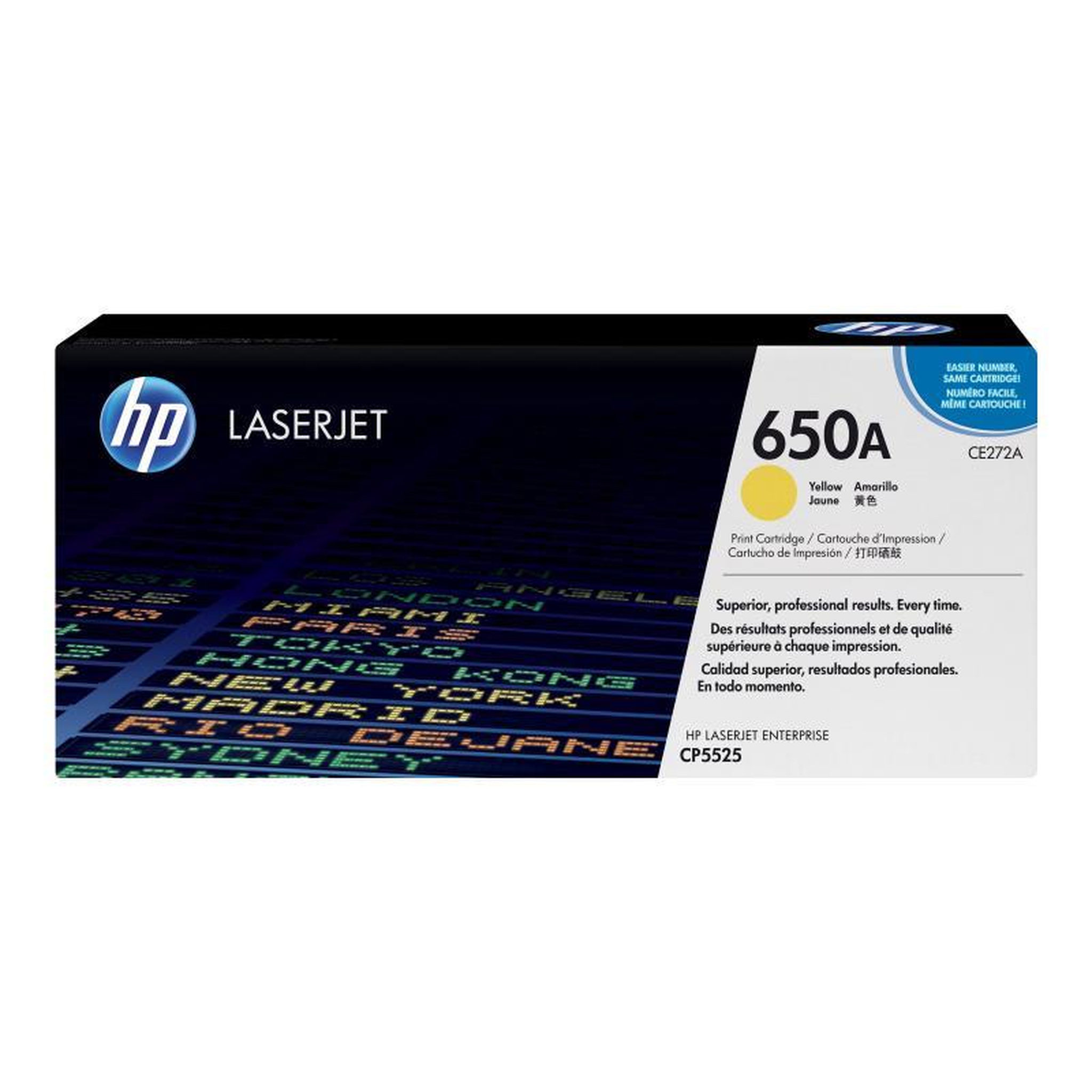 Voir la diapositive 2 : HP HP Cartridge No 650A HP650A HP 650A Yellow Gelb (CE272A)