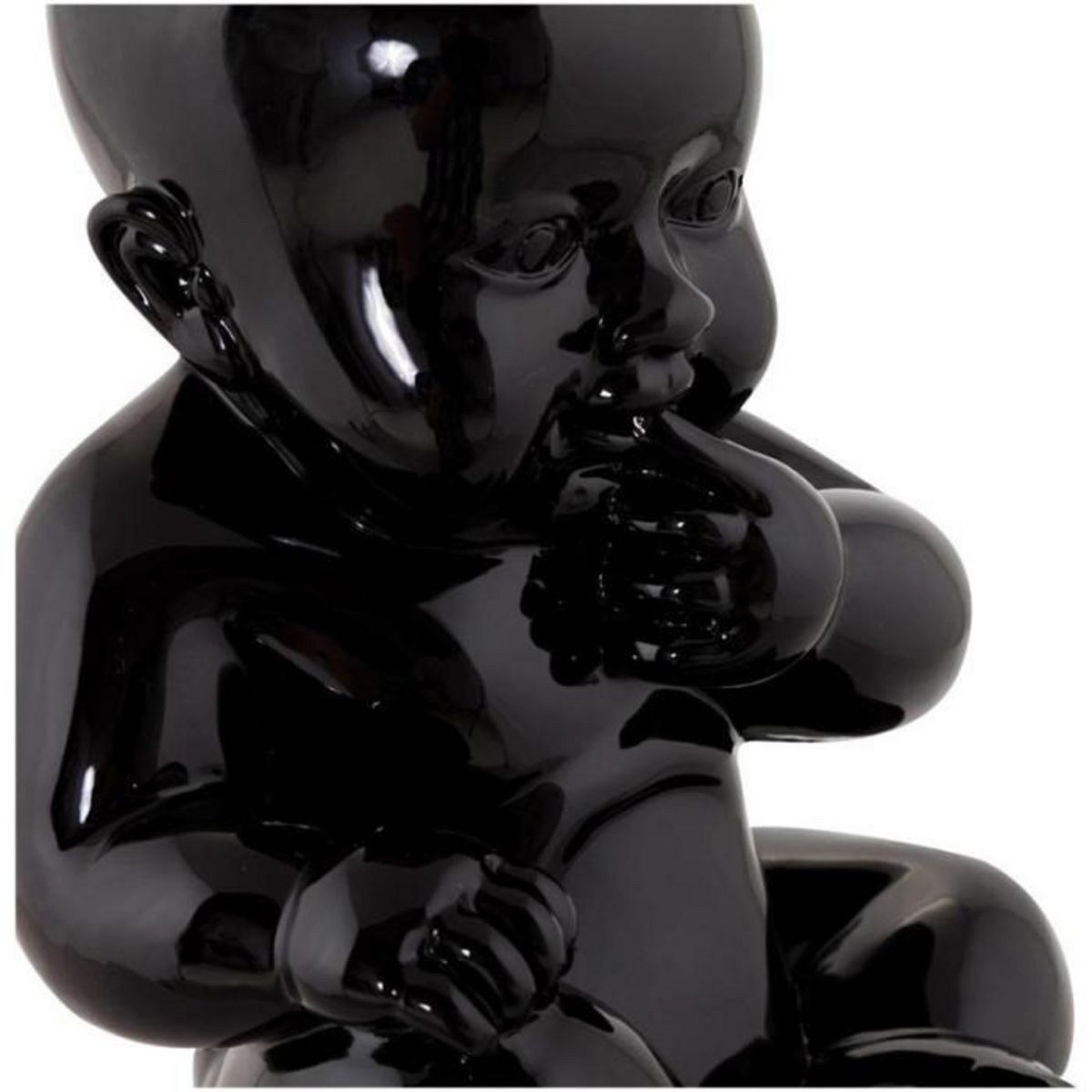 Paris Prix Statue Déco  Bébé  17cm Noir