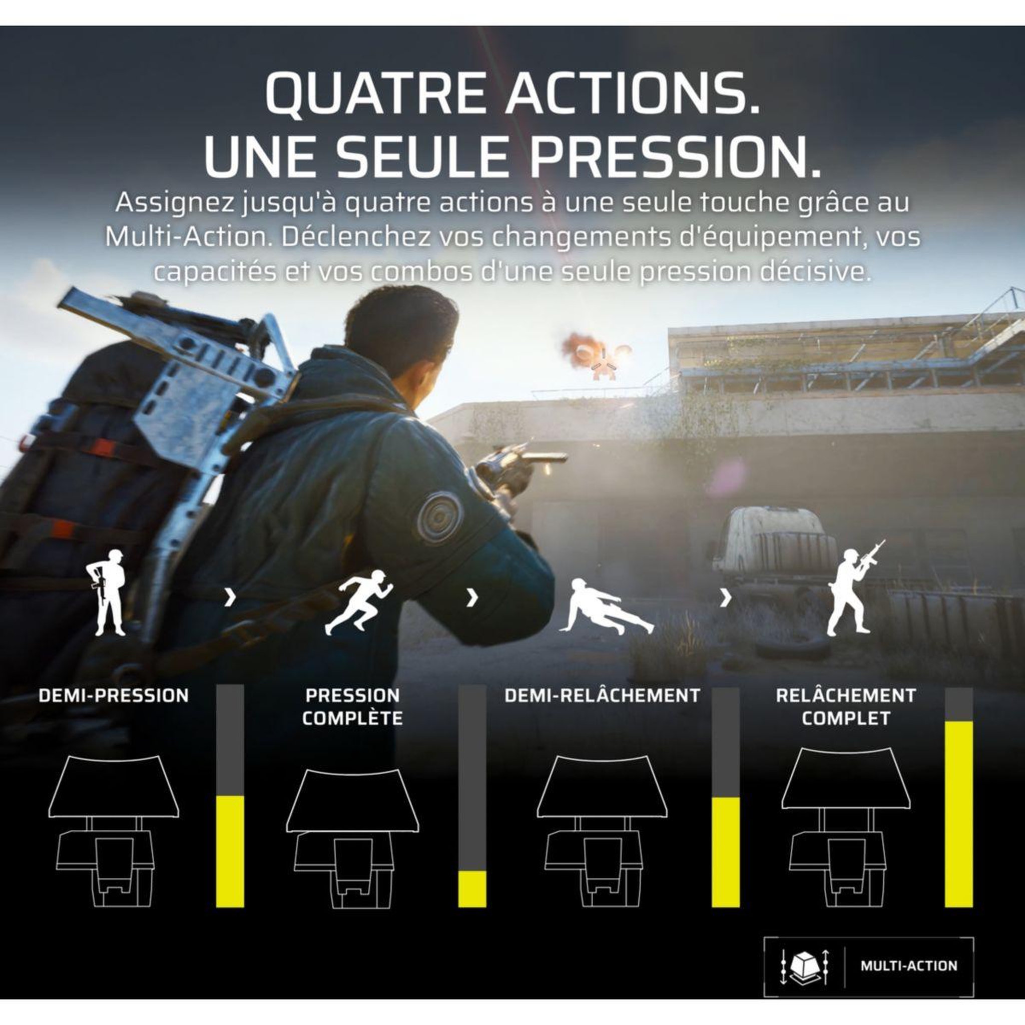 Voir la diapositive 2 : Corsair Clavier gamer clipper pro mini 60 hall