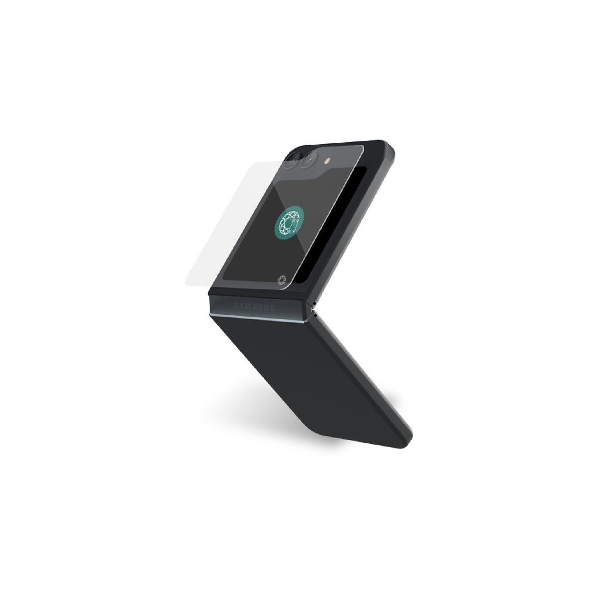 Voir la diapositive 1 : FORCE GLASS Protège écran Z Flip 5 Original