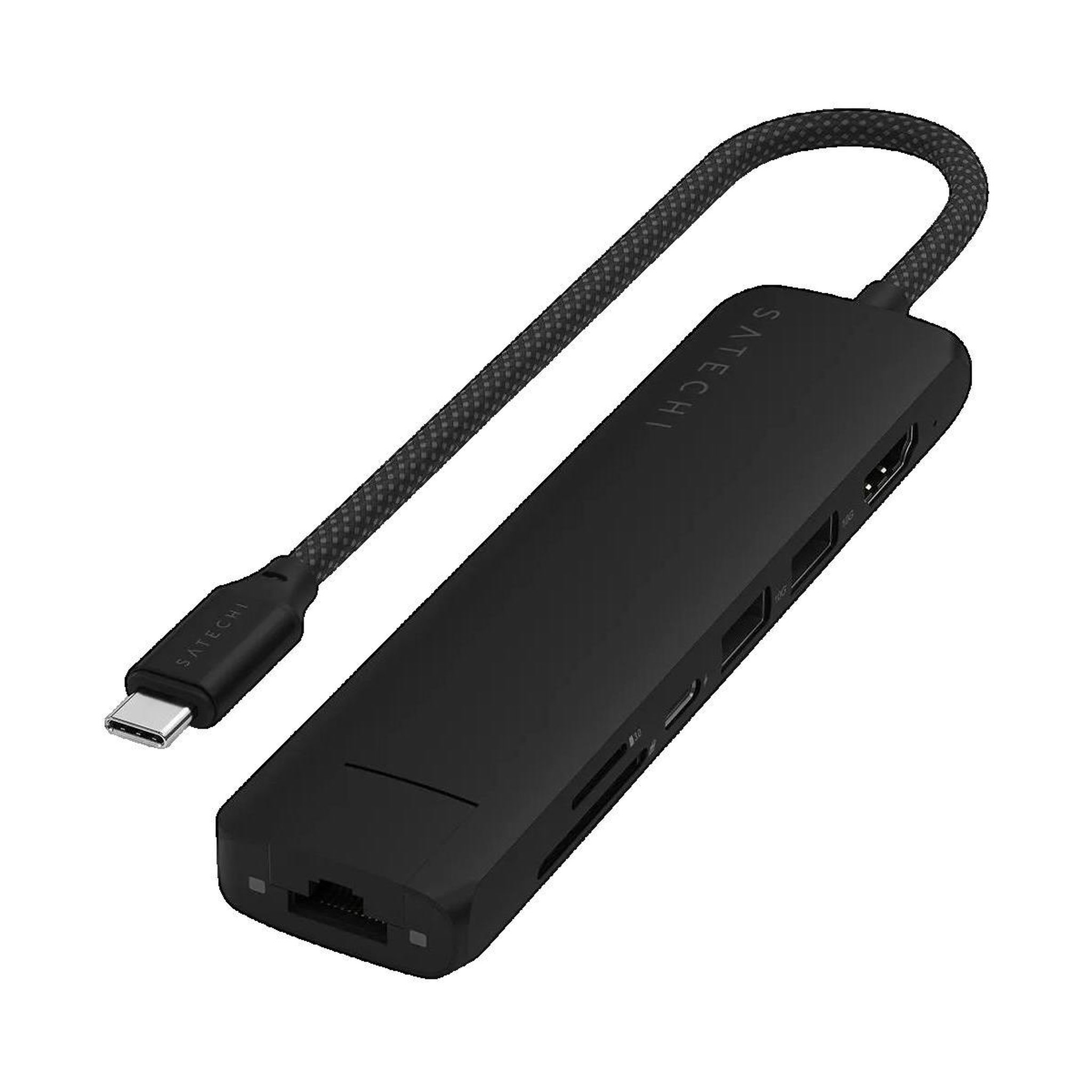 SATECHI Station d'accueil PC portable Satechi 7-en-1 USB-C Slim Multiport Adapter