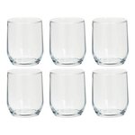 SECRET DE GOURMET Lot de 6 Gobelets Bas  Paol'eau  31cl Transparent