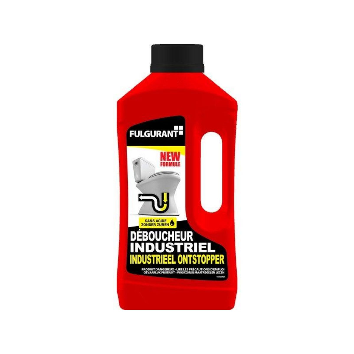 CENTRALE BRICO Déboucheur pour canalisation de wc industriel sans acide, BEVIL, 1 L